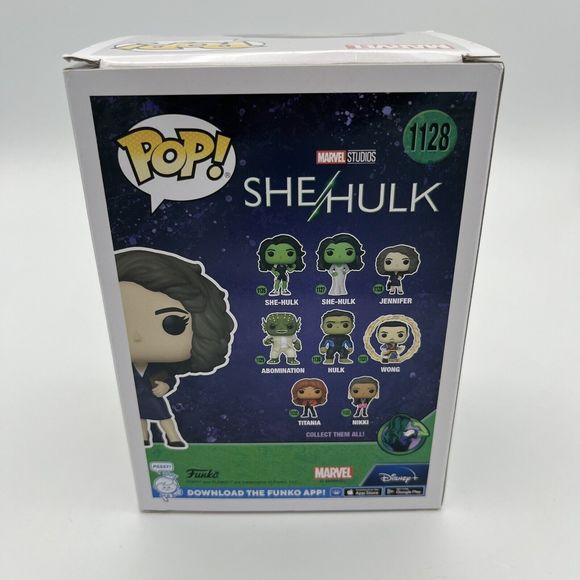 FUNKO POP! MARVEL: She-Hulk - Jennifer #1128 Vinyl Figure Disney+ New In Box - Picture 4 of 8
